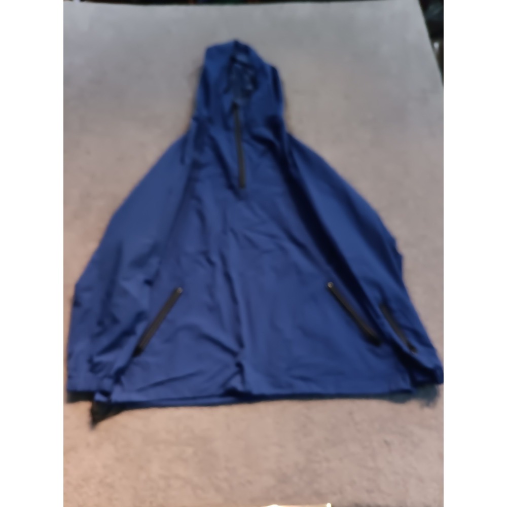Quiksilver Silver Edition Hooded Windbreaker Jacket Blue XL Vintage Hong‎ Kong